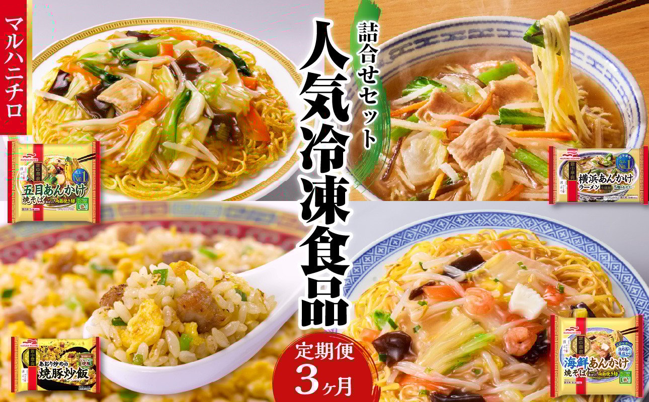 
            マルハニチロ 冷凍食品 詰合せセット《3ヵ月定期便》 【045-T02】
          