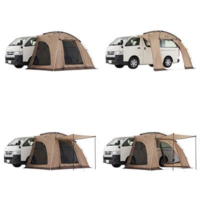 ふるさと納税 城陽市 Tradcanvas ハイタイプカーサイドオーニング アウトドアや車中泊で活躍!　71202000 |  | 01