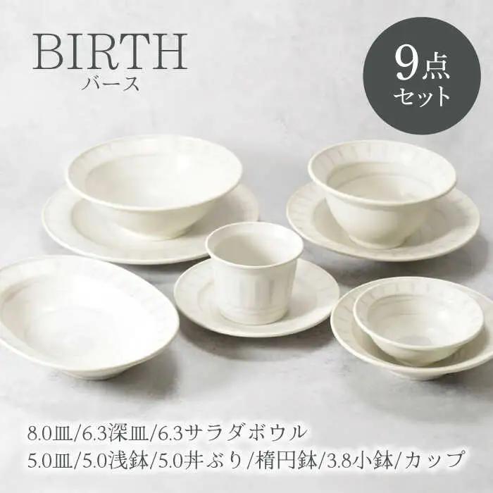 【美濃焼】バース シリーズ 9点セット 美濃焼【カネ定製陶】[MEI057]