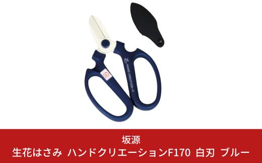 生花はさみ ハンドクリエーションF170 ブルー 花ハサミ 園芸ハサミ 生花用 園芸用品 ガーデニング用品 [坂源] 10000円以下 1万円以下 【010S375】