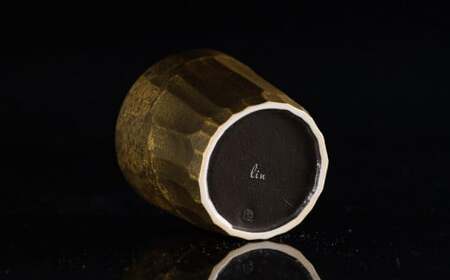 【泡が描く奇跡の模様】有田焼 麟 Lin Awa Old ロックカップ Gold 1個 化粧箱入り【金照堂】ウイスキーグラス ロックグラス 焼酎グラス 高級食器 有田焼 ギフト プレゼント 35000