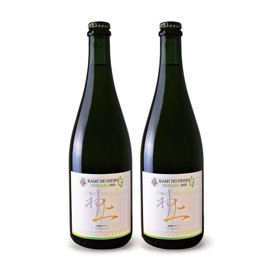 ＜上ノ国ワイナリー＞上の白ナイアガラ2023 750ml×2本
