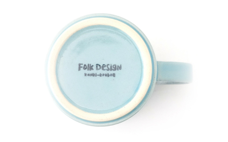 【波佐見焼】Folk Design トールマグ 青釉白唐津流し 1点【玉有】[IE64]