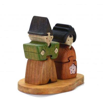 ふるさと納税 河内長野市 立ち雛(小)知育玩具 木製パズル |  | 02