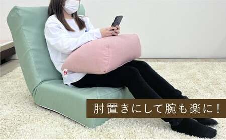 【14日営業日以内発送】【ピンク】 フレキシブルに使える 「ミニフレック」 クッション 自由自在 多用途 ウレタン 枕 アームクッション 足枕 九州 福岡県 うきは市