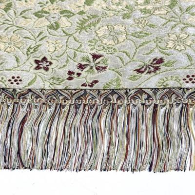 ふるさと納税 京都市 【高島屋選定品】〈龍村美術織物〉早雲寺テーブルセンター(2号サイズ・銀) |  | 01