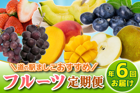 栃木県産 フルーツ 定期便 年6回 道の駅ましこ AA043