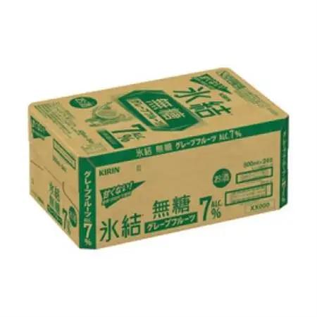 キリン 氷結 無糖 7% グレープフルーツ 500ml 1ケース (24本)　チューハイ【1397540】
