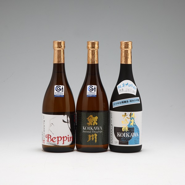 鯉川酒造 純米大吟醸 辛口飲み比べセット（720ml×3本）【545-045B】
