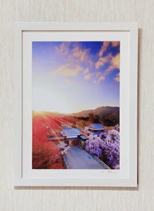 信州上田癒しの風景　写真家岡田光司　全紙サイズ額付きオリジナルプリント 16