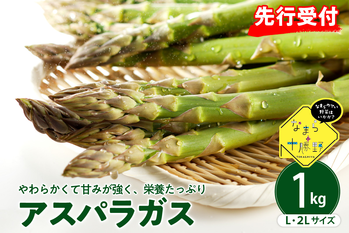 
            【先行受付】【2026年出荷分】北海道十勝芽室町 なまら十勝野のアスパラ1kg me001-007c-26
          