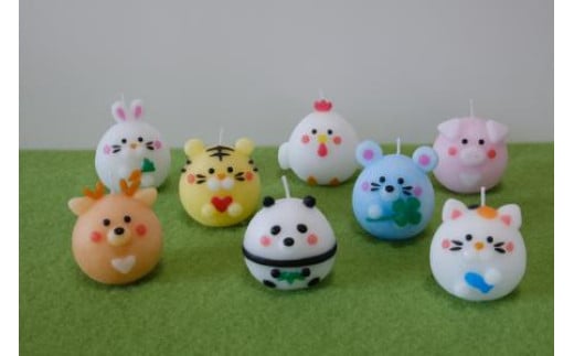 キャンドル（ろうそく） 〈動物candle3個セット〉 canata conata（カナタコナタ）しか シカ 鹿 バンビ 蝋燭  奈良県 奈良市 なら 7-001