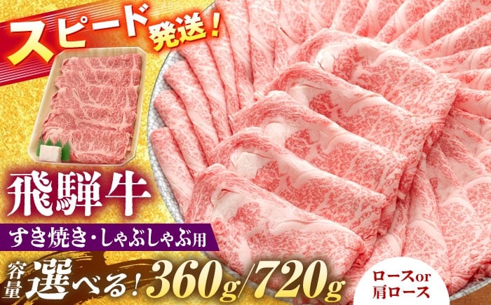 
            【選べる容量】 飛騨牛 すき焼き しゃぶしゃぶ 両用 ロース 肩ロース 瑞浪市 /  冷凍 赤身 和牛 ギフト [AZDB003]
          