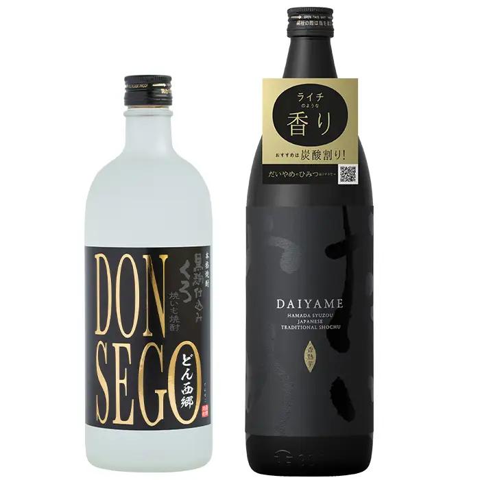 【お中元】芋焼酎 「だいやめ」 900ml 「DONSEGO」720ml 各1本 本格芋焼酎 飲み比べ【00-026-02-R8OC】