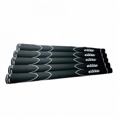 ふるさと納税 東大阪市 《バックラインなし/ブラック/5本》X360RUBBER　M60　ゴルフ練習器具　エリートグリップ