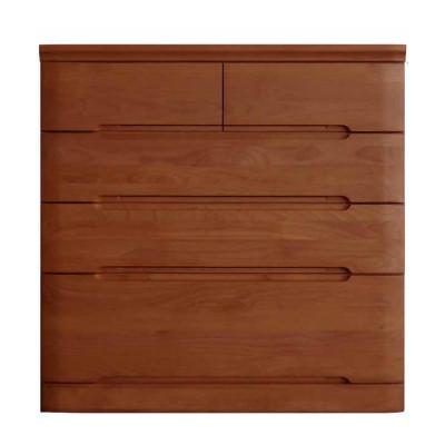 ふるさと納税 大川市 チェスト プラム 幅88 4段 奥行44 ニレ材 ブラウン色 桐たんす 大川家具