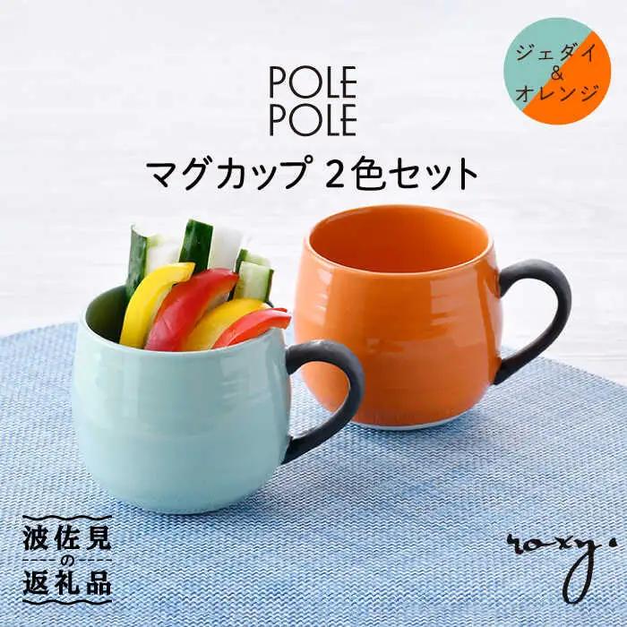 【波佐見焼】マグカップ 2色セット （ジェダイ＆オレンジ） 食器 皿 【ROXY・HASAMI】 [SB139]  波佐見焼