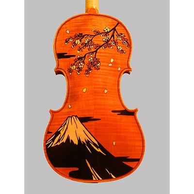 ふるさと納税 ふじみ野市 Kosuke Ikebuchi作　富士山バイオリン