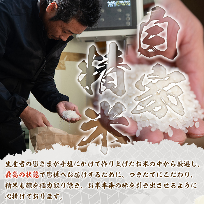 isa571 鹿児島県産！伊佐米ヒノヒカリ和〜なごみ〜 (計900g・450g×2個)【神薗商店】