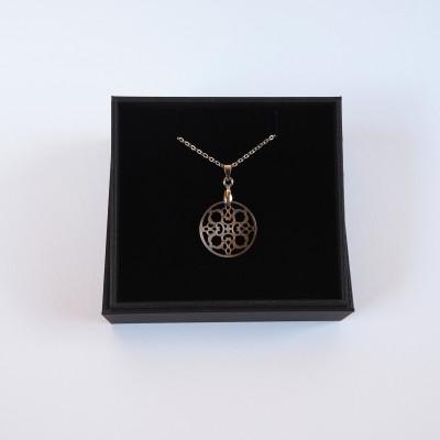 ふるさと納税 大和高田市 黒蝶貝「大極門の錺金具」ペンダント |  | 03