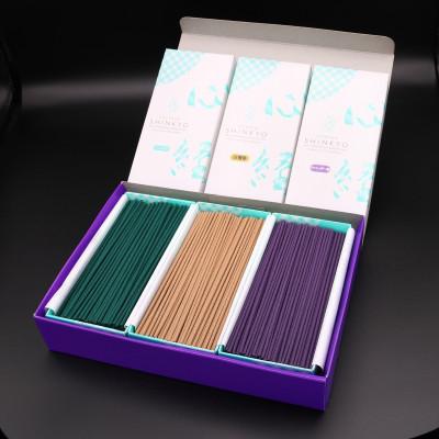 ふるさと納税 日光市 心経 rei　粋セット(杉線香 緑色・白檀香・ラベンダー香)