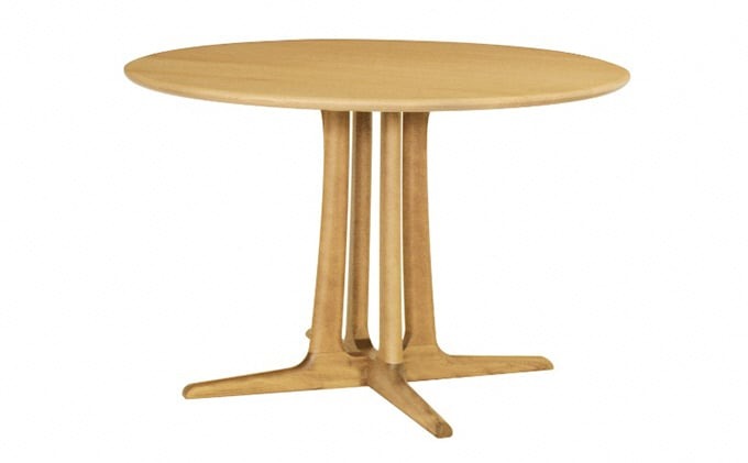 円形 ダイニング テーブル レッドオーク材 天然無垢 起立木工 藤枝家具 キッチン日用品 木材 木工 おしゃれ 家具 雑貨 インテリア 机 つくえ デスク 静岡県 藤枝市