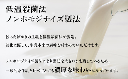 北海道細澤牧場ノンホモ牛乳 900ml×1本・200ml×8本