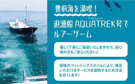 フィッシングボートチャーター　5時間 2名様 乗船券《豊前市》【アクアトレック】釣り 海 体験 魚釣り フィッシング [VCV001]