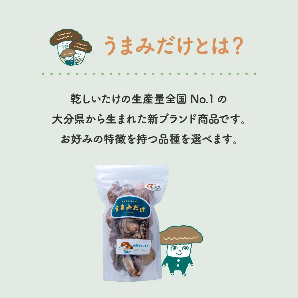 乾し椎茸セット360g【大分県新ブランドうまみだけ240、こつぶ椎茸】 | 豊後高田市 しいたけ