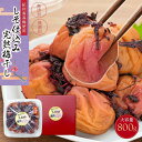 【ふるさと納税】紀州南高梅使用 しそ仕込み完熟梅干し 無選別 約800g 塩分 約10％ 【準備でき次第、順次発送】 [TM196] | 梅干 食品 加工食品 人気 おすすめ 送料無料
