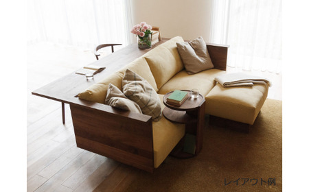 【S540-001】CARAMELLA Counter Sofa 189 カプリス