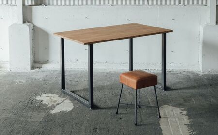スツール LOAF STOOL BROWN HIGH  鉄と本革のハイスツール