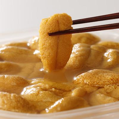 ふるさと納税 根室市 【年内配送可○】エゾバフンウニ無添加塩水パック80g×2P F-40005