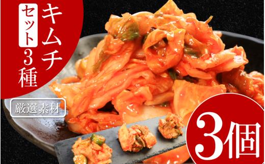 キムチ 3種 セット 各1個ずつ 計3個 本格キムチ カッパキムチ 白菜キムチ きゅうりキムチ ピリ辛 おつまみ 食物繊維たっぷり 韓国 乳酸菌 健康 ご飯 お供 旨味 国産野菜 キムチ鍋用 韓国料理 漬物 発酵食品 ダイエット 低カロリー ビビンバ 焼肉 キムチ鍋 鍋 炒め物 料理 徳島県 吉野川市