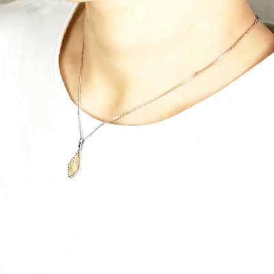 ふるさと納税 葛飾区 【葛飾ブランド認定の手編みジュエリー】K18/K18WG手編みジュエリーペンダント　1点 |  | 02