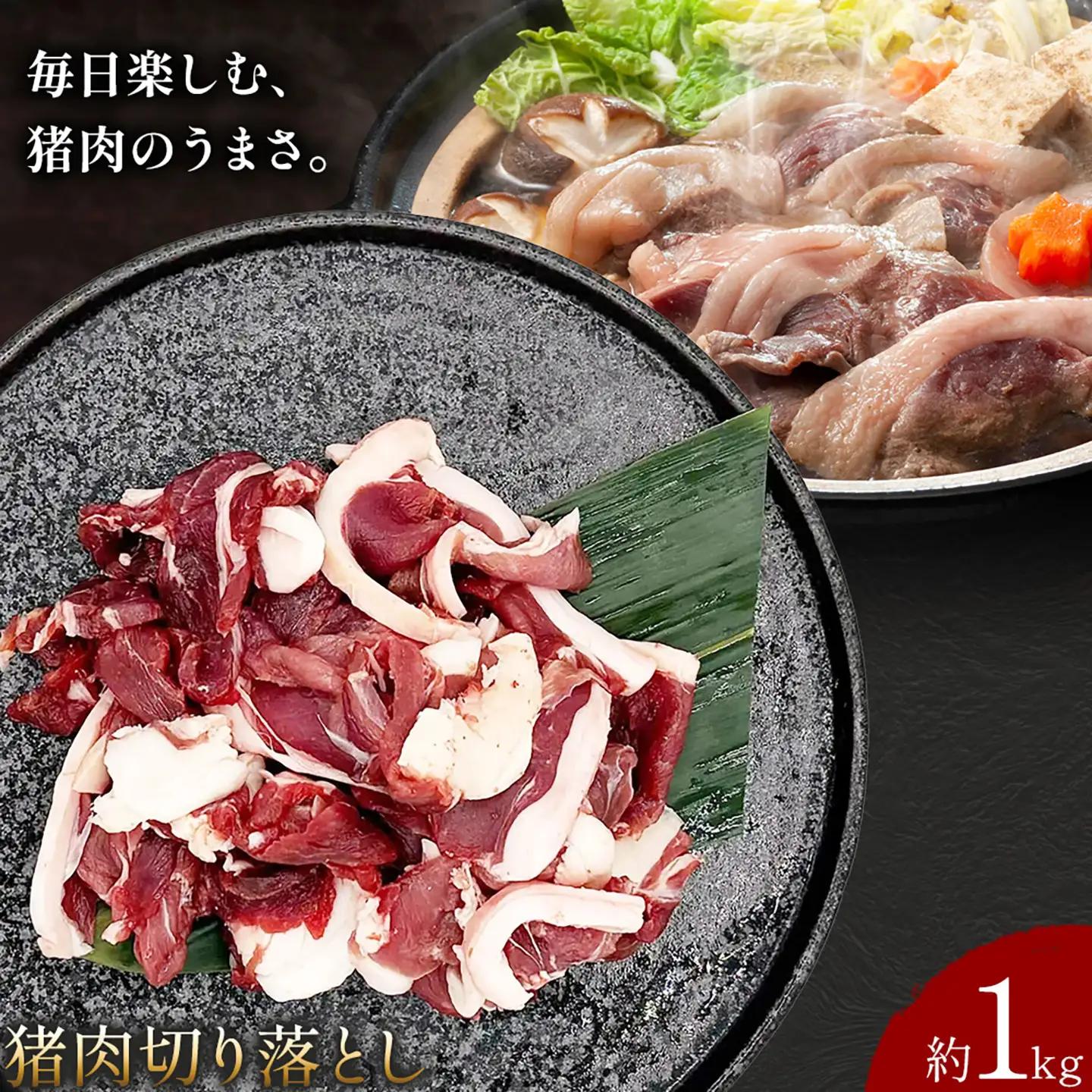 猪肉切り落とし 計約1kg ダブルビーゼット株式会社《30日以内に出荷予定(土日祝除く)》