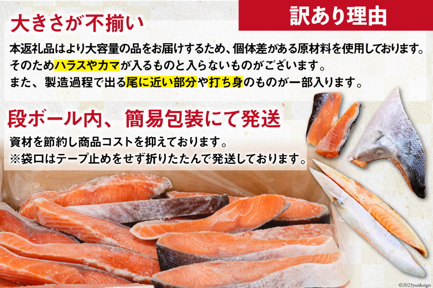 訳あり 銀鮭 切身 約3kg [宮城東洋 宮城県 気仙沼市 20564992] 鮭 魚介類 海鮮 訳アリ 規格外 不揃い さけ サケ 鮭切身 シャケ 切り身 冷凍 家庭用 おかず 弁当 支援 サーモン