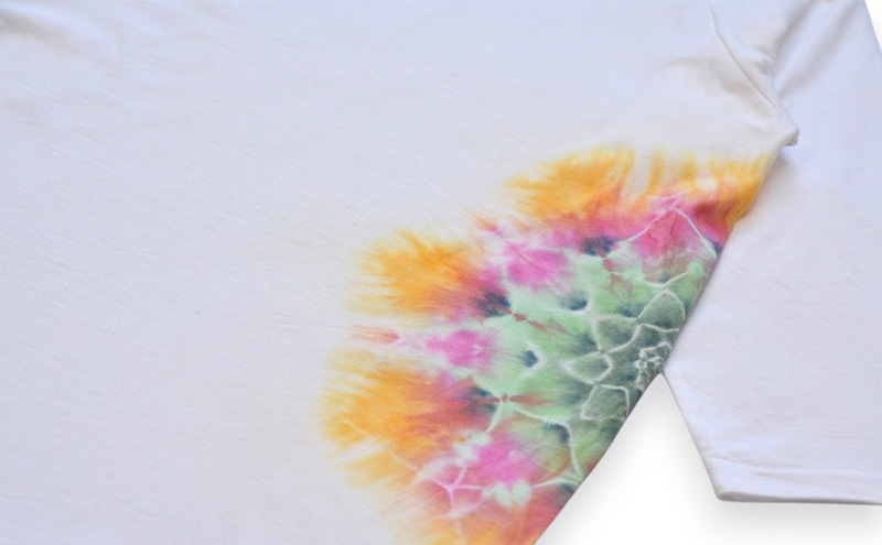 タイダイ７分TシャツB ASCENSION  黒部の名水染め　XL