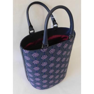 ふるさと納税 山梨県 甲州印伝　手提げ　「みその(紫陽花柄)」 |  | 02