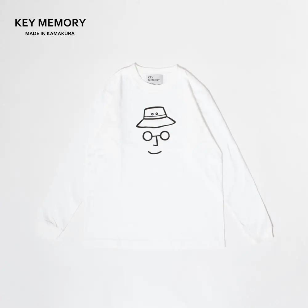 《2》【KEYMEMORY】バケットハットロングＴシャツ　WHITE