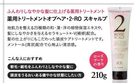 オブ・コスメティックス　薬用トリートメントオブヘア・2-ROスキャルプ　210g 1本入り ACF0012