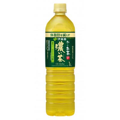ふるさと納税 牧之原市 【機能性表示食品】伊藤園 お〜いお茶濃い茶 スリムPET 1L×12本(1ケース)