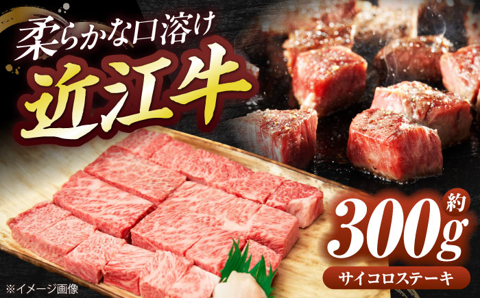 
            近江牛サイコロステーキ（ロース）300g  / 牛肉 和牛 国産牛 黒毛和牛 霜降り 焼肉用 BBQ 希少部位 / 栗東市 / 有限会社 岡山[BIBE034]
          