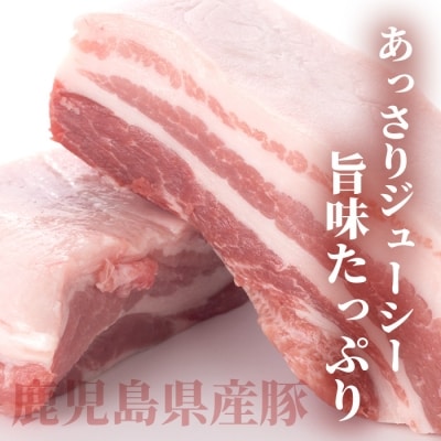 鹿児島県産豚 焼肉 厚めにカット 2種類 味の食べくらべセット バラ 肩ロース A3-208【配送不可地域：離島】