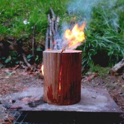 ふるさと納税 能代市 秋田杉のスウェーデントーチ「燃え杉くん(もえすぎくん)」[No.5335-0253] |  | 01