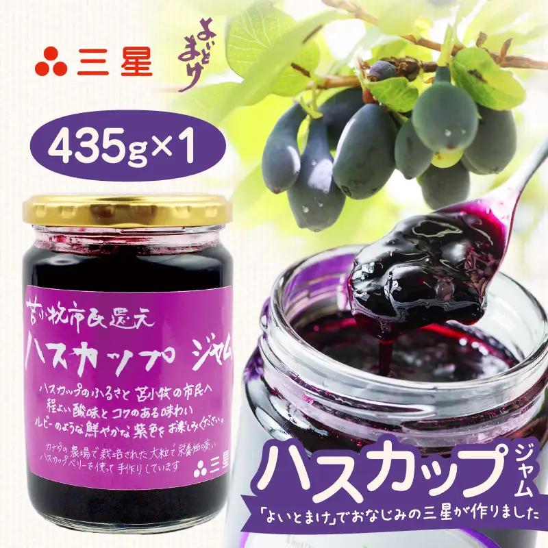 カナダ産 苫小牧市民還元 ハスカップジャム 435g（1瓶） T044-017 果物 加工品