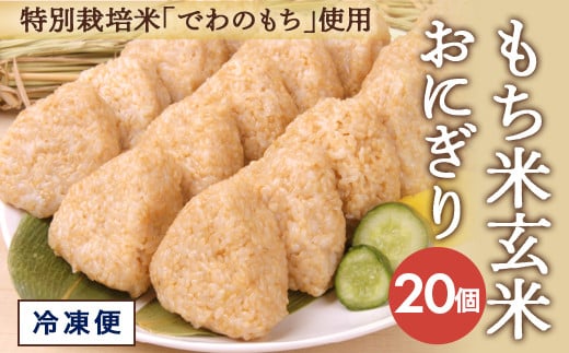もち米 玄米おにぎり プレーン20個 SA0876