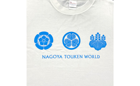 オリジナル【三英傑家紋Tシャツ】Ｓサイズ（ホワイト）／名古屋刀剣博物館