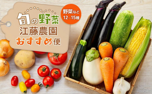 
江藤農園おすすめ 湯布院の旬の野菜（12～15種類！）詰め合わせ
