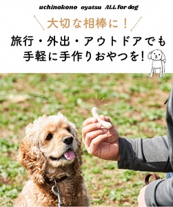 uchinokono oyatsu All for dog　うちのこのおやつ　オール フォー ドッグ（鹿肉ポテト）×3パック [h179]